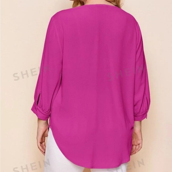 Women’s SHEIN Curve Pink Tunic - Picture 3 of 11